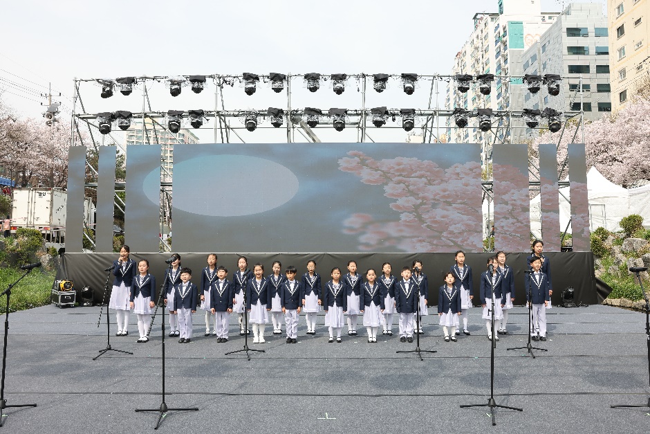 불광천 벚꽃축제 공연 활동 사진 1